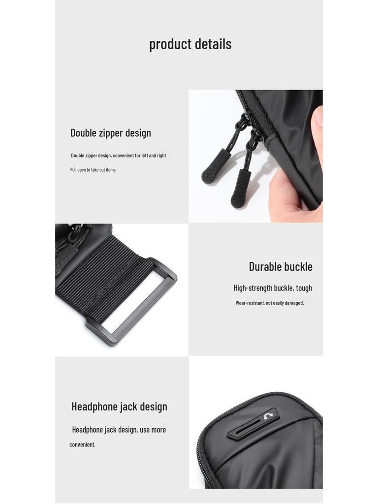 Breathable Outdoor Sports Armband & Wrist Bag for Mobile Phones - Unisex Fitness & Cycling Sleeve