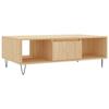 VidaXL Coffee Table Sonoma Oak 104x60x35 Cm Engineered Wood 827087