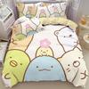 Sumikko Gurashi Пододеяльник Наволочка Комплект постельного белья Взрослые Мальчики Девочки Украшение спальни Детский подарок Односпальный Двуспальный Большой размер