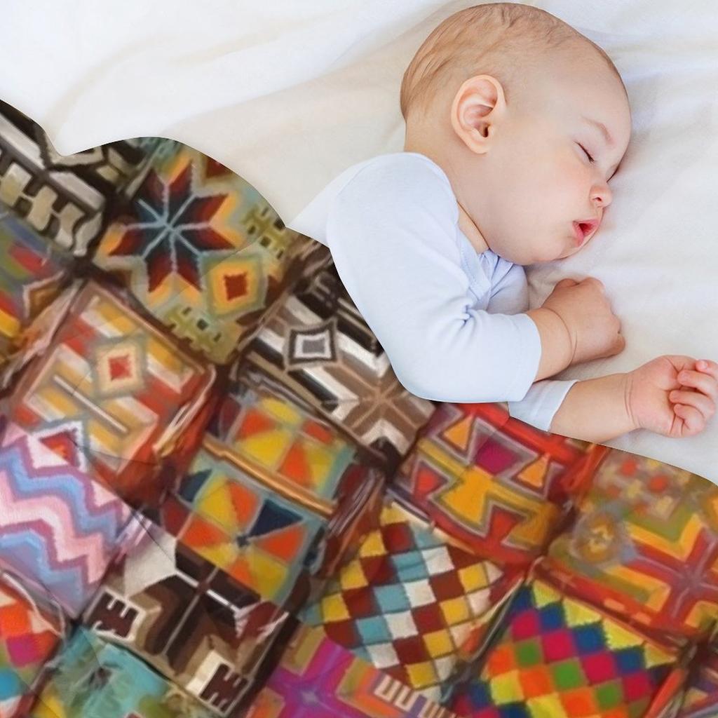 Цвета Южной Америки Плед Дорожный Зимний для кроватей Клетчатый на диван теплый для зимы Пледы