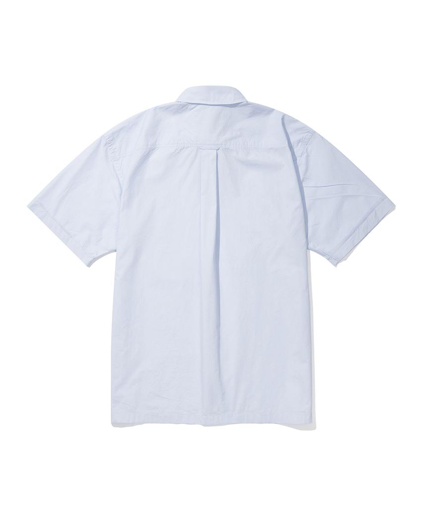 PRODESHIRT [Relax] P-905 Poplin Short Sleeve Shirt (Blue)