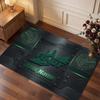 Fendt Personalized Crystal Velvet Carpet, Customized Name Text Soft Anti‑Slip Rug for Living Room Bedroom