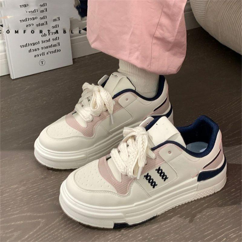 Обувь для сноуборда Маленькие белые туфли на платформе для женщин Досуг Спорт