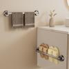 Wall-mounted Towel Rack Suction Cup Towel Hanging Holder New Bath Towel Storage Rack  Bathroom