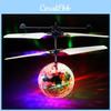 Vibrant Led Lighting Rc Flying Ball Drone Helicopter Toy For Kids With Infrared Sensors