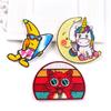 3 Pcs/pack Fusible Embroidery Patch Iron On Patches For Clothing Thermoadhesive Patches For Jackets Jeans Backpack Ironable Sewing Patch