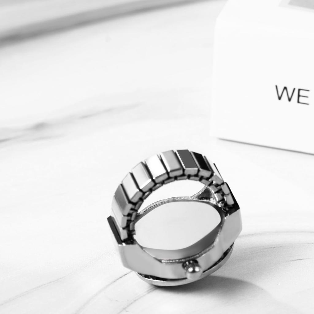 Кольцо Часы Сова Кольцо Бесплатно Милые Часы Кольцо Аналоговые Водонепроницаемые Кварцевые Часы Сплав Нержавеющая Сталь Серебро Подарок На День Рождения Рождество Для Подруги