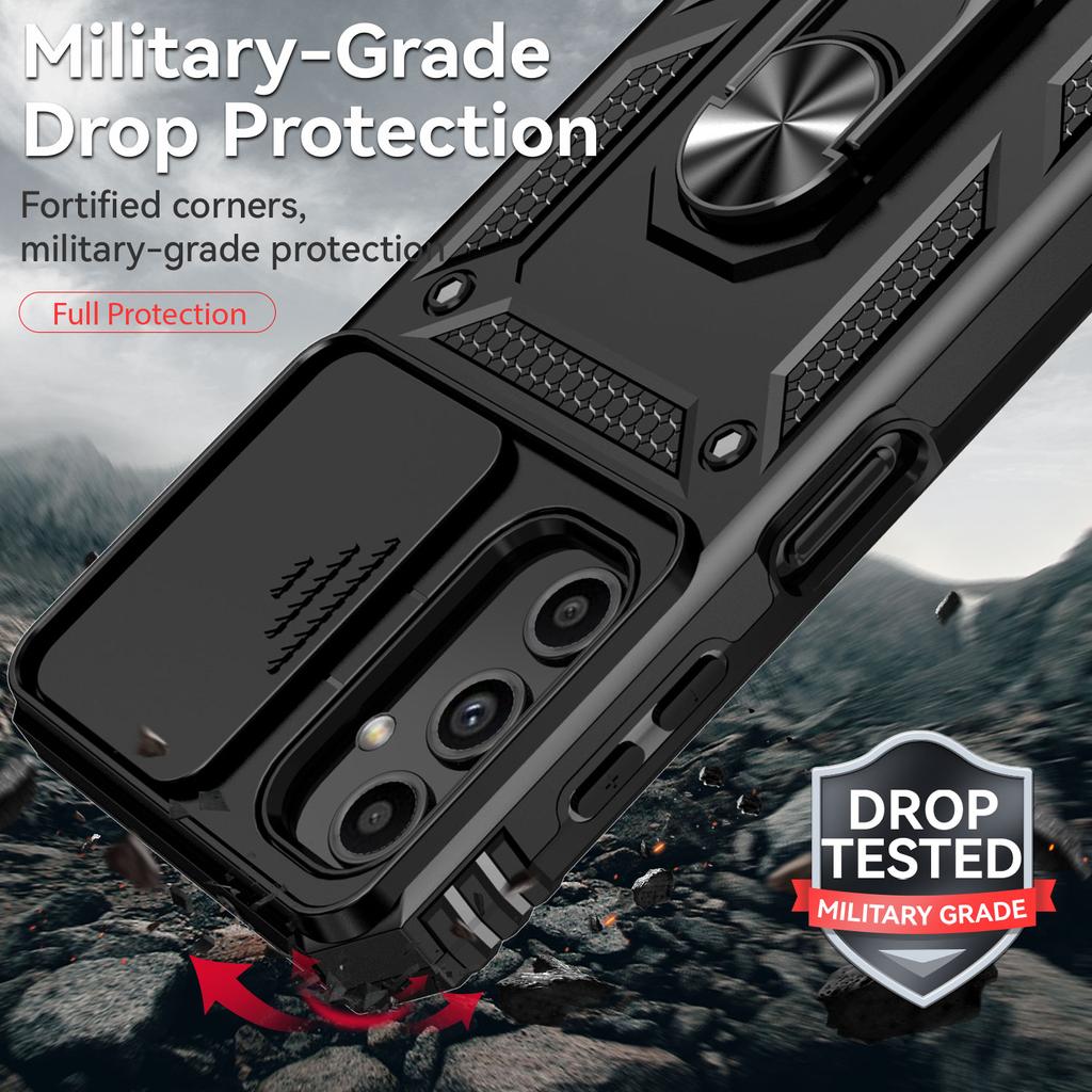 Для Samsung Galaxy A14 a14 5G чехол Броня противоударный автомобильный чехол-подставка для телефона Samsung A 14 14A 5G слайд-камера защитная задняя крышка