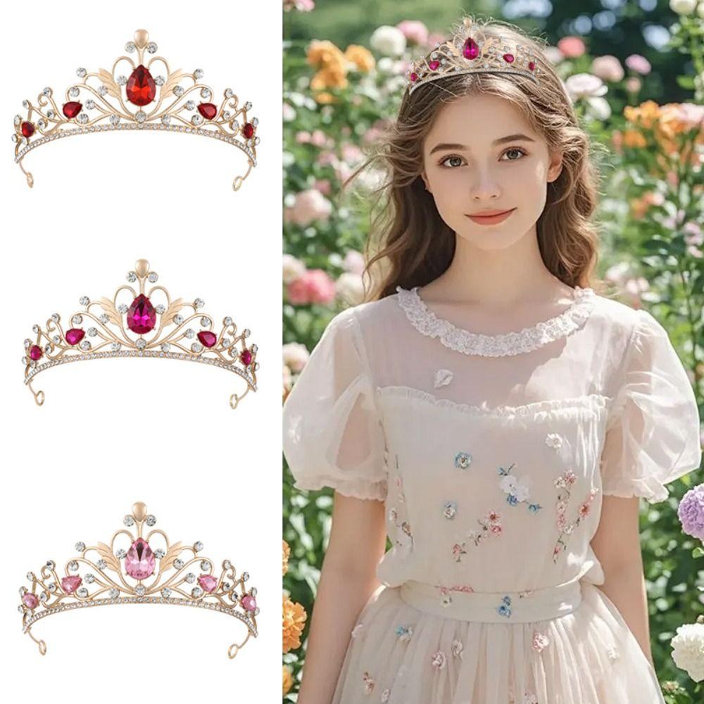Сверкающая барочная корона для конкурса красоты, роскошная тиара королевы, принцессы, аксессуары для волос, свадебная корона, день рождения