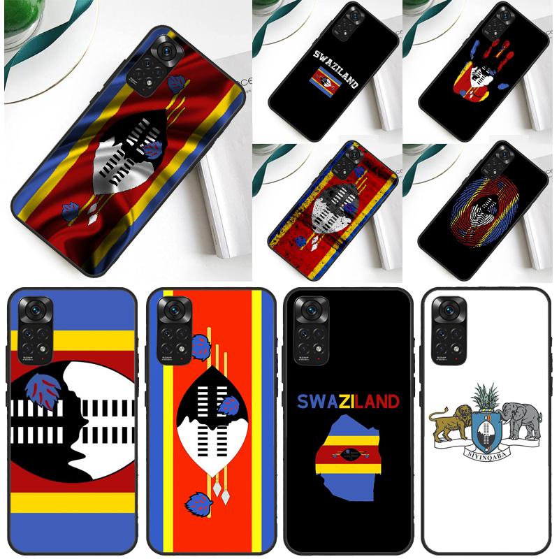 Swaziland Flag Case For Xiaomi Redmi Note 13 14 Pro 12 9 10 11 Pro 10S 11S 12S Redmi 14C 13C 10C 12C Cover