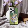 Чехол для телефона U-Uma Musume Pretty Derby O-Oguri Cap для iPhone 17, 16, 15, 14, 13, 12, 11 Plus, Pro Max Черный Конфетный серебристый чехол для телефона