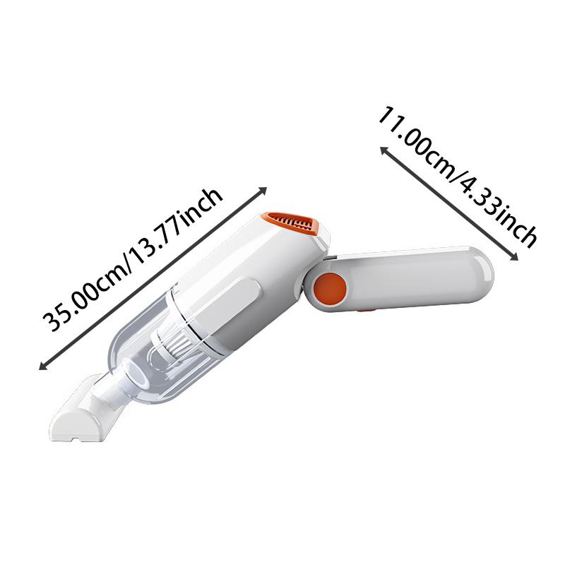 Автомобильный пылесос с высокой мощностью всасывания, маленький мини-автомобиль с беспроводной зарядкой, портативный автомобиль для домашних животных