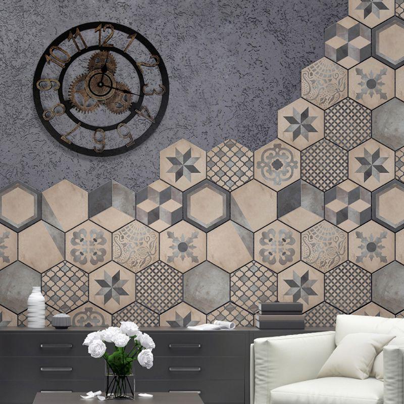 3D Ретро деревенские старинные деревянные бесшумные стимпанк шестерня настенные часы римские цифры