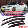 4x Car Door Window Vent Visor Deflector Rain Guard Awning Shelter for ACURA TSX 4 Door Sedan 2004-2014 Window Visor Rain Guard