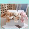 Adorable Plush Rabbit Keychain Doll Perfect For Miniature Backpack Accessories And Gifts