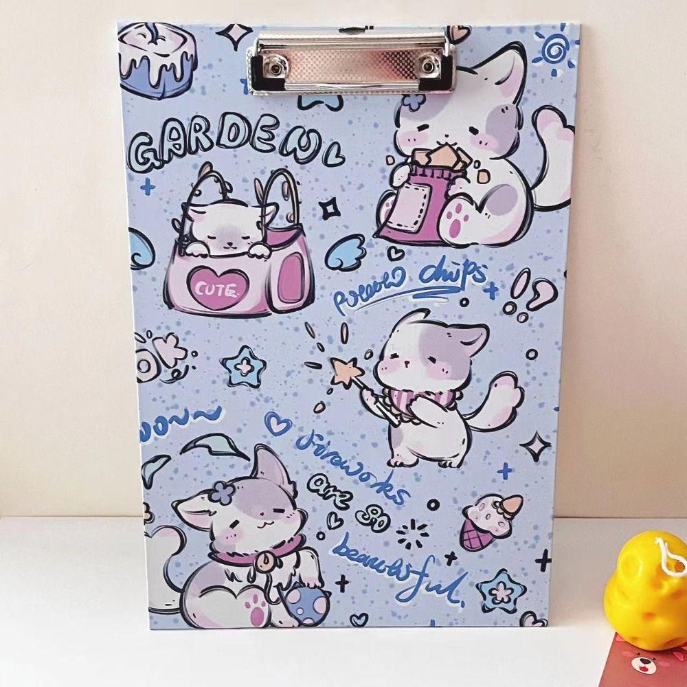 Simple A4 Folder Board Durable A4 Paper Holder 4 Style Writing Board School Supplies