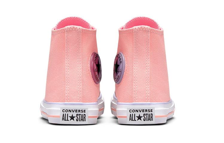 Converse Chuck Taylor All Star Abrasion Resistant High top Kids' Analysis Sheet Pink Children Aged 3 7 Years Old A01738C
