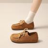 Ретро матовые Birkenstocks осенняя одежда 22 новые на толстой подошве с увеличением внутренней высоты повседневные лоферы