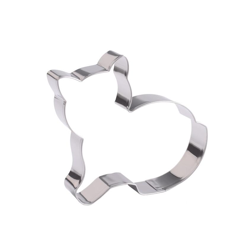 Набор формочек для печенья в виде кошек из нержавеющей стали, 9 штук, сделай сам, тисненые формы для выпечки.