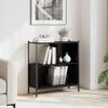 VidaXL Bookcase Black 72x28x77.5 Cm Engineered Wood 838878