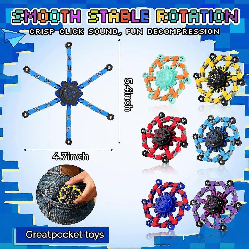24PCS Transformable Fidget Spinners,Easter Basket Stuffers for Boys,Easter Fidget Party Favors,Easter Egg fillers Sensory Bulk Robot Fidget Stress Rel