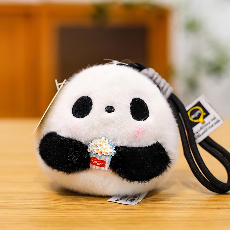Плюшевая Панда Кукла Брелок для Рюкзака Брелок Подвеска