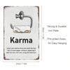 Funny Toilet Paper Reminder Vintage Metal Sign Rustic Bathroom Wall Decor Retro