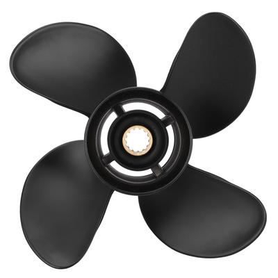 Гребной винт для подвесного мотора 10.4x12 RH, 4 лопасти, 13 шлицев, подходит для Suzuki 35?65 л.с.