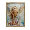 Poster Beauty of Angel Thoughts Poster Beauty of Angel Thoughts, 50X70 Cm, Gold Aluminum Frame, 230 Gsm Matte Paper