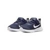 Nike REVOLUTION 6 Обувь для малышей из перерабатываемых материалов, нескользящая подошва, устойчивая к истиранию, низкая посадка, сине-белый DD1094-400
