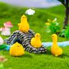 Micro Landscape Decoration Cute and Changeable Yellow Duck Doll Diy Decorative Accessories Car Desktop Decoration