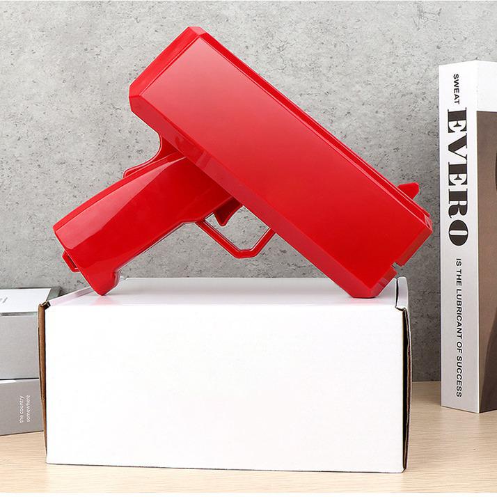 Кросс-бордерная денежная пушка с электроприводом и индивидуальным логотипом: Игрушечный реквизит "Банкнота с плевком доллара"