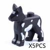 Конструктор MOC Животные Кубики DIY Свинья Рыбы Осьминог Пингвин Черепахи Фигурки Игрушки Набор Город Ферма Зоопарк Аксессуары Кубики Подарок Ребенку