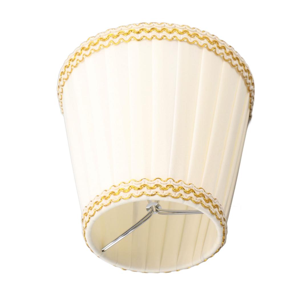 Маленький абажур с зажимом на стол, деревенский тканевый абажур, современный для настенных бра, подвесного светильника, осветительных приборов