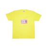 Supreme SS18 Телевизионная футболка Ярко-желтая с принтом Короткий рукав Унисекс Мужская SUP-SS18-0099