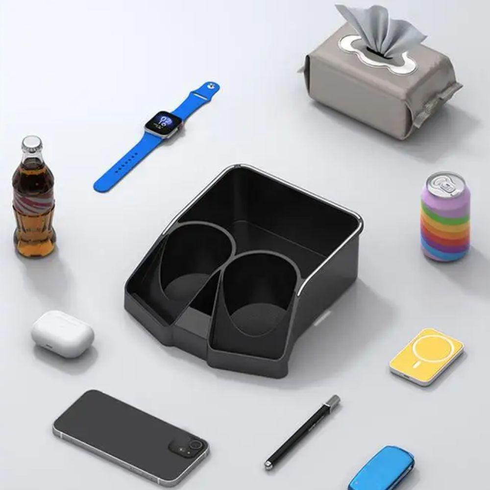 Wear-Resistant Double Cup Holders Plastic Car Seat Organizer Automotive Cup Holders  Auto