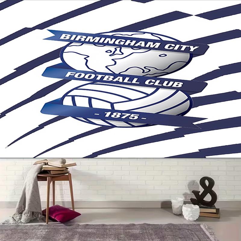 1pc BIRMINGHAM CITY LOGO Tapestry, Living Room, Bedroom, Office, Party Decor, Ideal Festive Gift