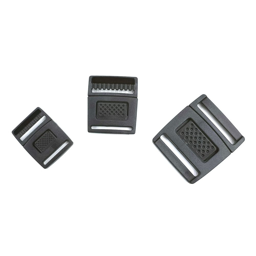 10pcs Black&White Curved Buckle Lock Plastic Paracord Bracelet Lock Safety Buckles  Outdoor Tool