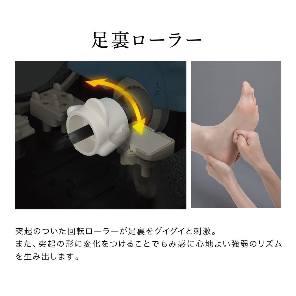 ATEX Foot Massager Sole Calf Tall Foot Massager Scissor Massager Dark Gray AX-HPT240dg