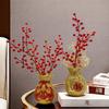 Украшение для вазы с колосьями пшеницы Zhaocai, подарочная сумка, винный шкаф для гостиной, украшение для дома из смолы на новоселье, креативная денежная сумка