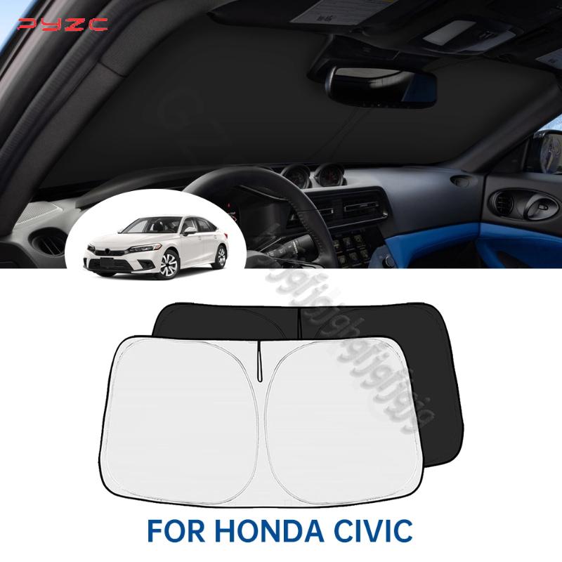 Windshield Sunshade Car Visor Front Window Sun Shade Cover For Honda Civic 11th Gen -2024 UV Protection Parasol Accessories