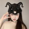 Simulation Animal Goat Full Face Mask Halloween Adult Dance Party Live Stream Face Covering Props Skull Sheep Mask