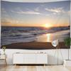 Beach Starry Tapestry Home Decor Living Room Natural Moon Sea Landscape Tapestry Fabric Hippie Wall Hanging Tapestry Tapiz