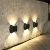 1/2/4/8 Pcs Solar Wall Light 2/8LED Waterproof Outdoor Garden Decoration Solar Light Wall Stair Aisle Wall Light Yard Luminous Wall Washer