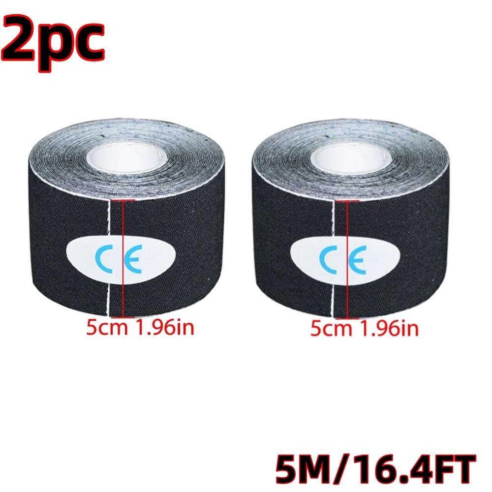 Прочный и безопасный спортивный кинезио тейп для мышц, эластичный пластырь для снятия боли в коленях, растяжений, спортивные наклейки для восстановления, фитнес-бандажи