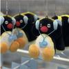 Penguin Plush Keychain Toy Cute Headphone Wearing Stuffed Doll Funny Cartoon Bag Pendant Backpack Purse Decor Surprise Gift