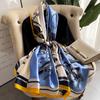 180*90cm Luxury Brand Ladies Spring Summer Long Silk Scarf Shawl Digital Painted Shawl Gogh Oil Painting Lady Foulard Bandanna