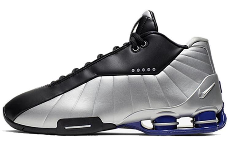 Nike Shox BB4 Черный Серебристый Лазурный AT7843-001