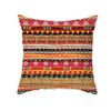 New Bohemian Colorful Geometric Pattern Short Plush Pillowcase Ethnic Style Retro Pillowcase Cushion