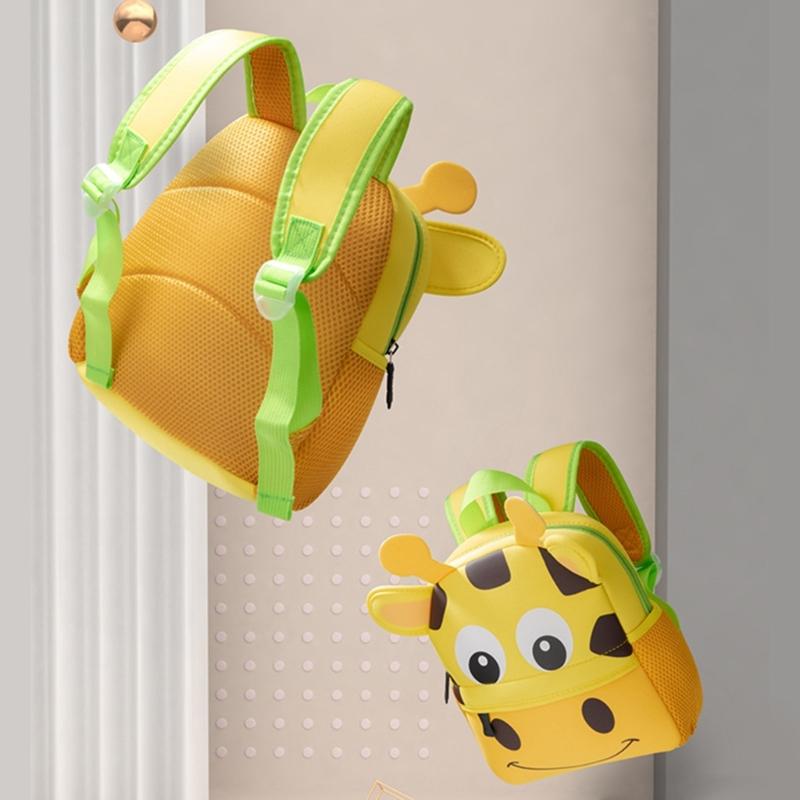 Cute Shoulder Bag for Child Student Tiger/Giraffe/Rabbit/Goat/Dog/Squirrel-Dinosaur/Monkey/Chicken-Owl Shaped Schoolbag